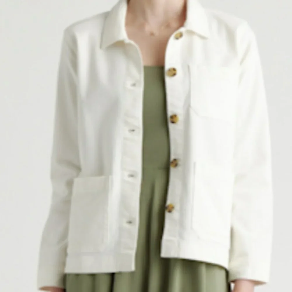 NWT Quince Ivory Jacket - Picture 4 of 4